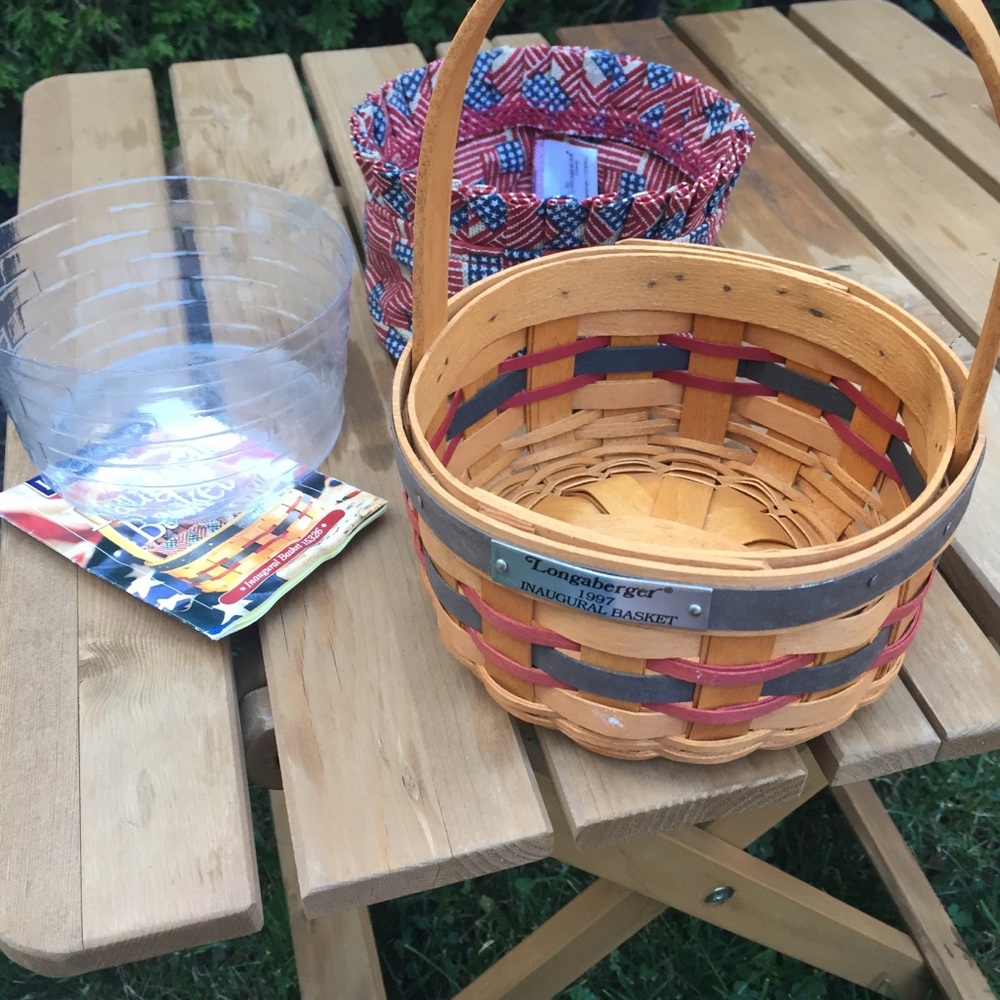 Longaberger 1997 Inaugural Basket Combo - Picture 4 of 7